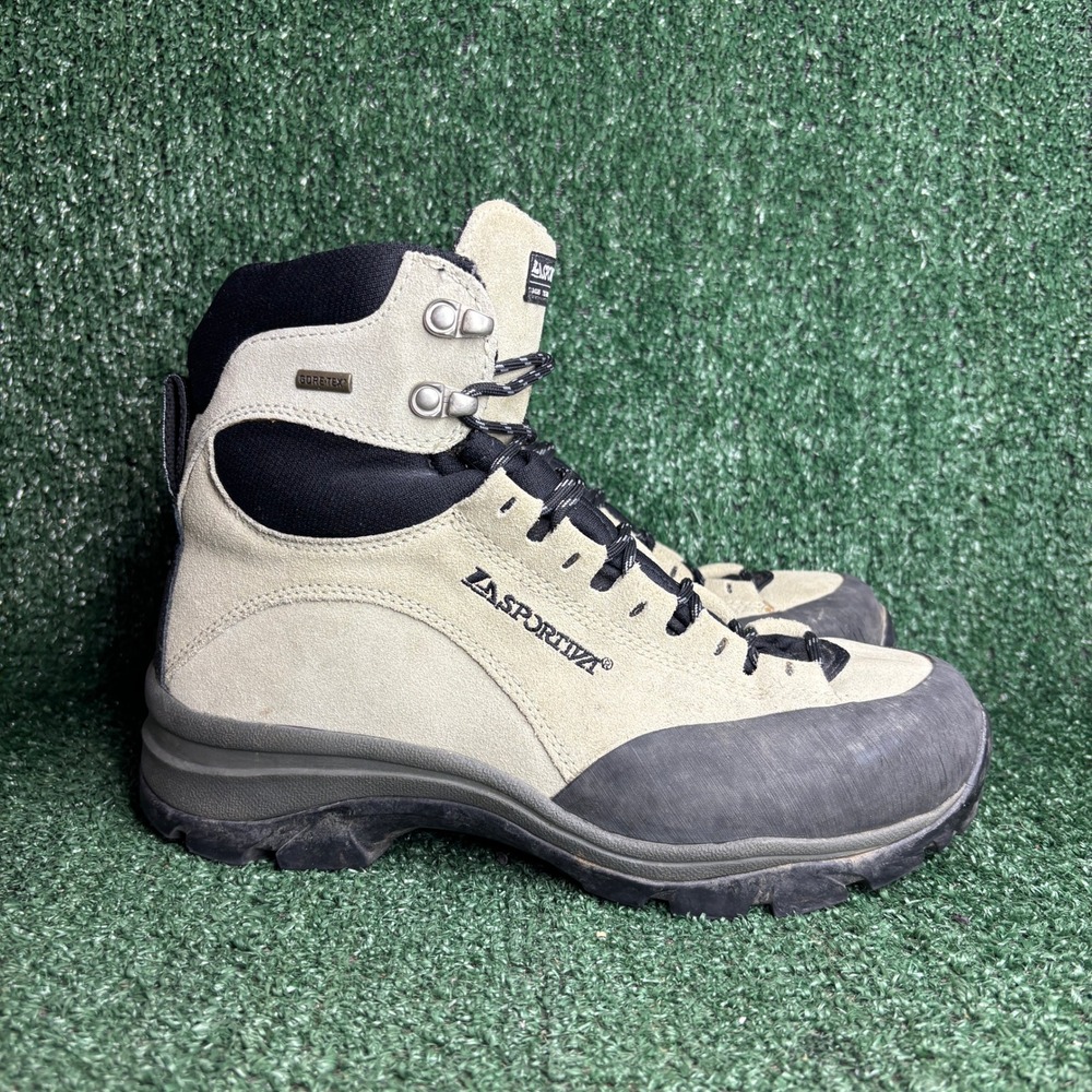 La Sportiva Trango‎ Trek GTX Vibram Hiking Mountaineering Boots Tan Womens 10.5